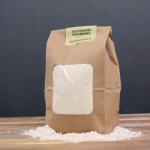 økologisk glutenfri havremel fuldkorn