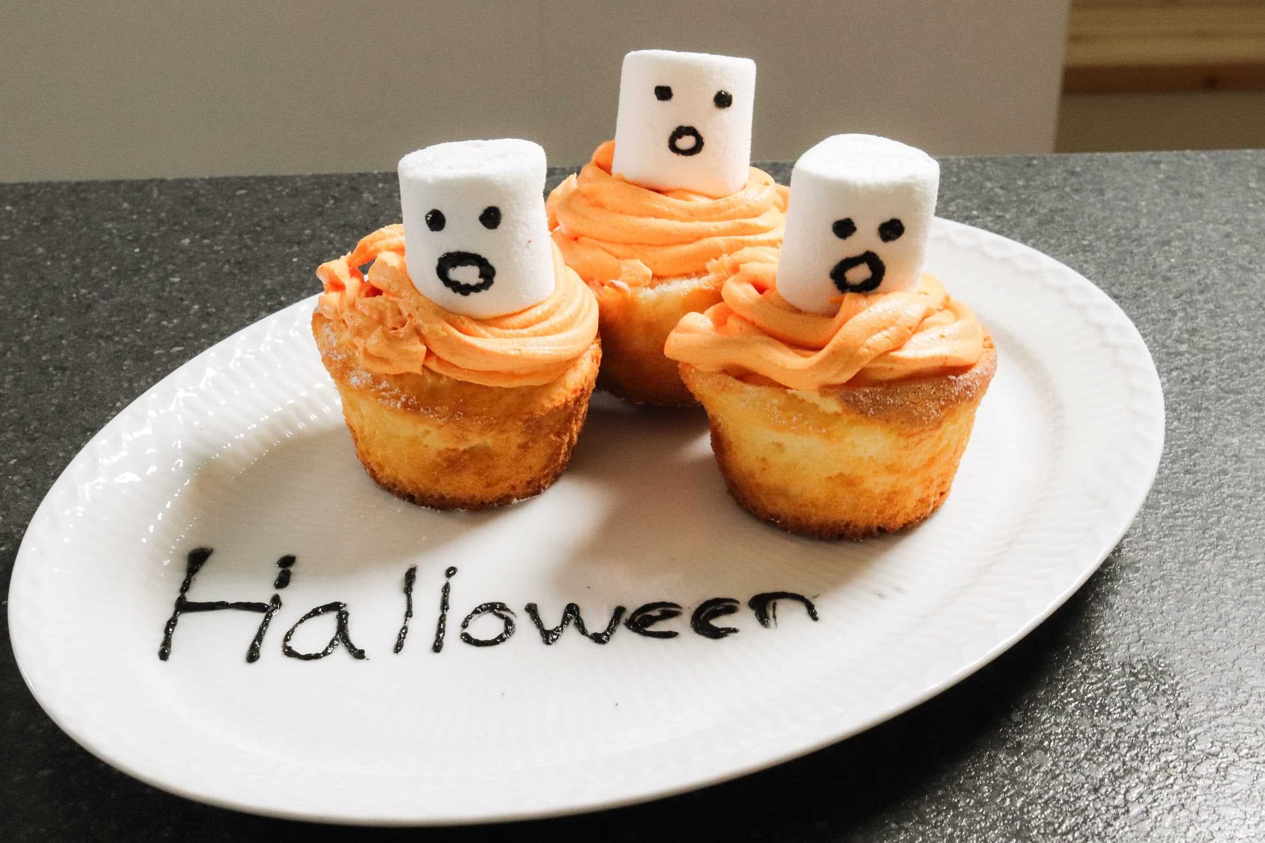 Glutenfri halloween muffins - Lækre halloween muffins.